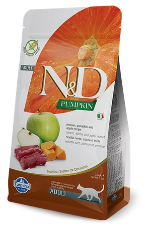 N&D GrainFree Pumpkin Cat Venison & Apple 5 kg