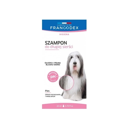 Francodex Šampón na dlhé vlasy 20ml