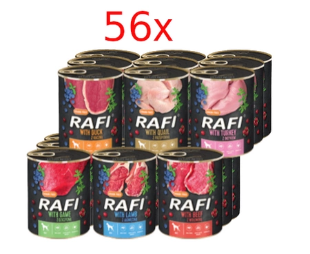 DOLINA NOTECI Rafi s jehněčím 56x400g      