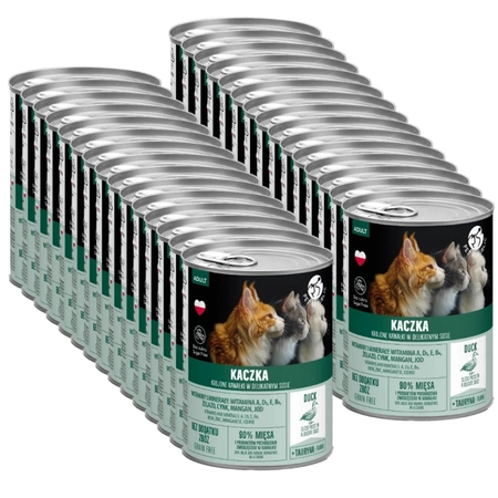 PetRepublic kúsky v omáčke s kačacou 30x400g pre mačky