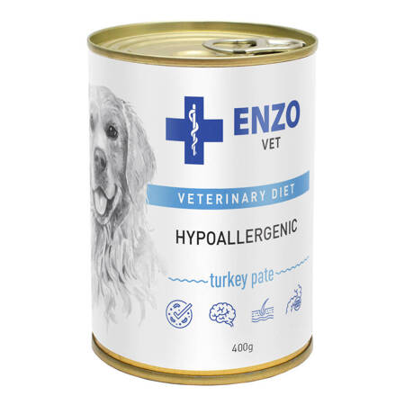 ENZO VET Hypoalergénna diéta s morčacím mäsom pre psy 400g
