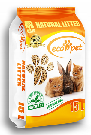 Gaja Eco-Pet Drevená podstielka pre mačky a malé zvieratá 35 l