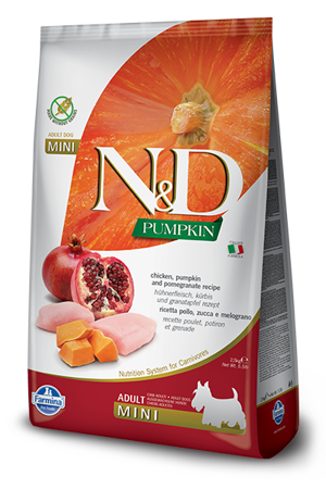 N & D Grain Free Pumpkin DOG Adult M / L Chicken & Pomegranate 2,5 kg